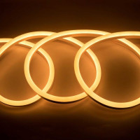 Лента светодиодная Гибкий неон General Lighting Systems, GLS-2835-120-9.6-220-NL-IP67-3 9,6Вт/м 120диод/м 220В 8мм IP67 3000K-тепло-белый катушка 50м 504013