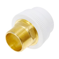 Муфта Blue Ocean полипропиленовая, комбинированная НР под ключ - 50x1,1/2 PPRF/HTEA(W)-50х1,1/2"