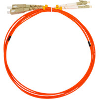 Волоконно-оптический шнур Hyperline FC-D2-62-LC/PR-SC/PR-H-2M-LSZH-OR патч-корд MM 62.5/ 28354