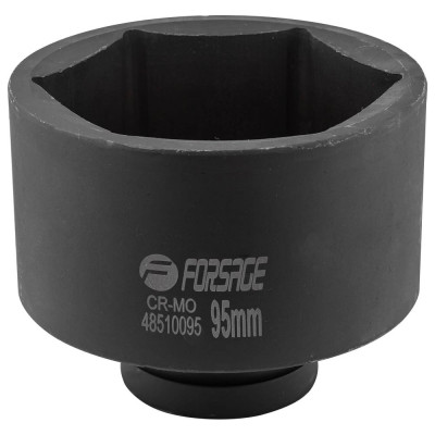 Головка ударная глубокая Forsage 95мм (6гр.), 1" F-48510095(17205)