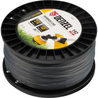 Леска двухкомпонентная EXTRA CORD (2.4 мм, 192 м, круглая, на DIN катушке) для триммера Denzel 96808