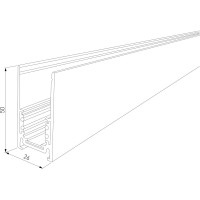 Накладной шинопровод Elektrostandard Slim Magnetic (2 м) 85084/00 белый a061232
