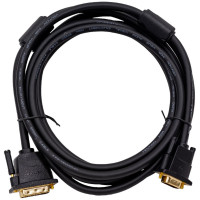 Кабель VENTION DVI-I Dual link 24+5M/VGA 15M с ферритовым фильтром - 3м. EACBI