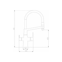 Смеситель ZorG Steel Hammer сатин SH 818-6 SATIN