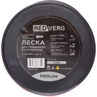 Леска бесшумная для триммера ProLine 3 мм, 60 м, витая REDVERG 990306 6679891