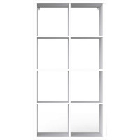 Стеллаж Гуд ЛАКК Фора 8 полок, 77x147x38, белый S00036