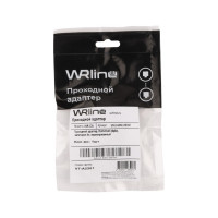 Проходной экранированный адаптер WRline WR-CA-8p8c-C5E-SH RJ45-RJ45 (8p8c), категория 5е 505224