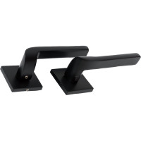 Дверные ручки на тонкой розетке BUSSARE ESTA A-76-40 BLACK 940000004033