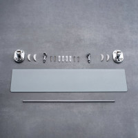 Стеклянная полка РМС 52смх12см A8020