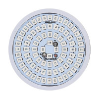 Лампа для растений INBLOOM LED, 80 светодиодов (52R+28B), Е27, 5x5х5.4см, 3.6W, PC 185-078