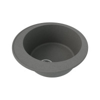 Мойка для кухни Teymi D48 круглая серая матовая Lina Smart T120105 ЦБ-00266884 ЦБ-00266885