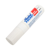 Перманентный маркер Markal POCKET MARKER WHITE белый, с клиновидным/овальным наконечником 97500