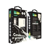 Сетевое зарядное устройство More Choice 2USB 2.4A для micro USB 1. м NC46m White