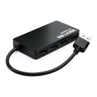 Разветвитель usb-4usb Ergolux Elx-slp01-c02 2а, черный, коробка 15109