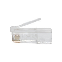 Коннектор RJ-45 EKF TERACOM PRO неэкранированный, 8P8C, 30мкд, Cat.5E, универсальный, упаковка 10 штук TRP-PLUG-5EUTP-10