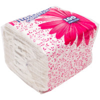 Салфетка COMFY Полянка белая 22x22 100 л. 1-3856