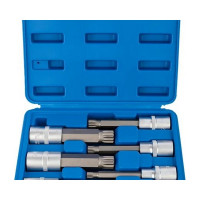 Набор головок 1/2" DR со вставкой SPLINE 100 мм, 6 предметов VERTUL VR50198