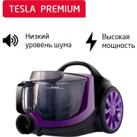 Пылесос ARNICA Tesla Premium с циклонным фильтром фиолетовый ET14301