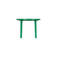 Стол ЗПИ «Альтернатива» 900x900x750 мм, круглый, зеленый М2666