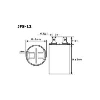 Конденсатор пусковой JB Capacitors JFS-12 (CBB60-A) 16 мкФ 450 В 45x75 (клеммы) JFS12A6166J000000B-100