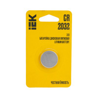 Дисковая литиевая батарейка IEK cr2032 ABT-CR2032-OP-L01