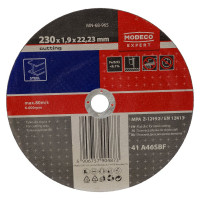 Диск для резки металла 230x1.9x22.23 мм, плоский MODECO MN-68-965
