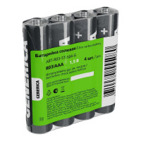 Солевая батарейка GENERICA r03/aaa (4шт/упаковка) ABT-R03-ST-S04-G