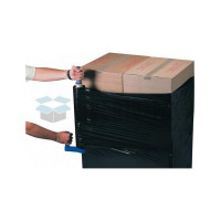 Стрейч-пленка для ручной упаковки ООО Комус первичное сырье, черный, 20 мкм, 50 см, 217 м, 2 кг нетто, в упаковке 6 шт. 1400744