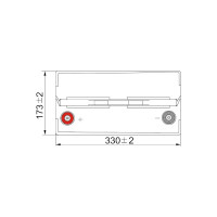 Тяговый аккумулятор для лодочного электромотора литиевый WBR (LiFePO4) MBLi24V 100 WBR УТ-00001320