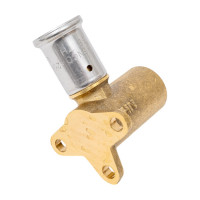 Водорозетка HENCO латунь, пресс, ВР 20x1/2, 52 мм, 2P-2004