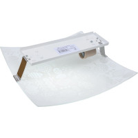 Светильник Элетех Лужок НПБ 09-60-003 М83 ИУ 300x300 мм матовый белый/клипсы штамп металлик 1005209260