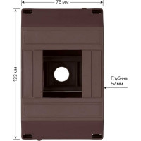 Бокс для наружной установки TDM ELECTRIC КМПн 1/4 ЭКО, IP20, инд. штрихкод SQ0907-0402