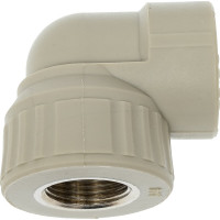 Комбинированный угольник VALFEX PP-R Дн 32х3/4 ВР, серый 10125132Г 127-0489