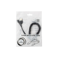 Кабель Cablexpert USB 2.0 Pro AM/micro BM 5P, 1.8м, витой, черный, пакет CC-mUSB2C-AMBM-6
