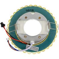 Встраиваемый светильник IMEX GX53+LED 4W 4000K, ПОЛИКРИСТАЛЛ CH/CLEAR+WH IL.0028.1715