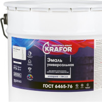 Эмаль KRAFOR ПФ-115 ярко-зеленая 20 кг 1 26064