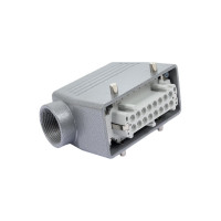 Розетка Emas боковой ввод, 16 полюсов, 16А, 400В. EBM16PU10