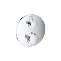 Термостат для душа Grohe Grohtherm круглая розетка, комплект верхней монтажной части 24075000