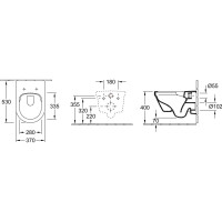 Унитаз Villeroy & Boch Architectura DirectFlush с сиденьем SoftClosing 4694 HR01 00000083040