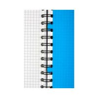 Бизнес-тетрадь Attache А5, 120 л, спираль, клетка Office Creative 648155