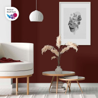 Краска MALARE Евро 20 для стен, потолков и обоев, багровый агат, 3,9 кг КЕВРО20БААМ0390