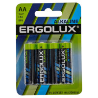 Батарейка Ergolux Alkaline BL8 LR6 (LR6 BP8, 1.5В), блистер 8 шт. 14815