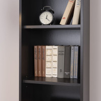 Стеллаж Гуд ЛАКК СИРИУС 5 полок, 39x34x190 см, черный, дуб венге 2.02.07.150.5