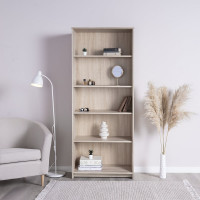 Стеллаж Гуд ЛАКК СИРИУС 5 полок, 78x34x190 см, бежевый, дуб сонома 2.02.07.120.3