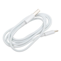 Дата-кабель More Choice USB 2.1A для Lightning 8-pin TPE 1м K24i White