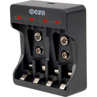 Устройство зарядное ФАZА B-55USB AA/AAA/9V ("Крона") Ni-Cd/Ni-MH кабель USB-MicroUSB в компл. 5038868