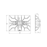 Кровельная опора Fachmann easy foot 300x220 11.191