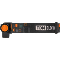 Аккумуляторный фонарь TDM ELECTRIC «Налобный 13» 5 Вт CREE+3 Вт COB, Li-Ion 3,7 В 18650 1,2 Ач, 120 лм, USB, SQ0350-0070