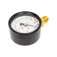 Манометр от 0 до 16 бар из углеродистой стали, D50 мм, BSPP 1/4", штуцер снизу A-Flow G10-C-4G-50A-16bar