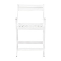 Раскладной стул Мебелик Массив снег 8438